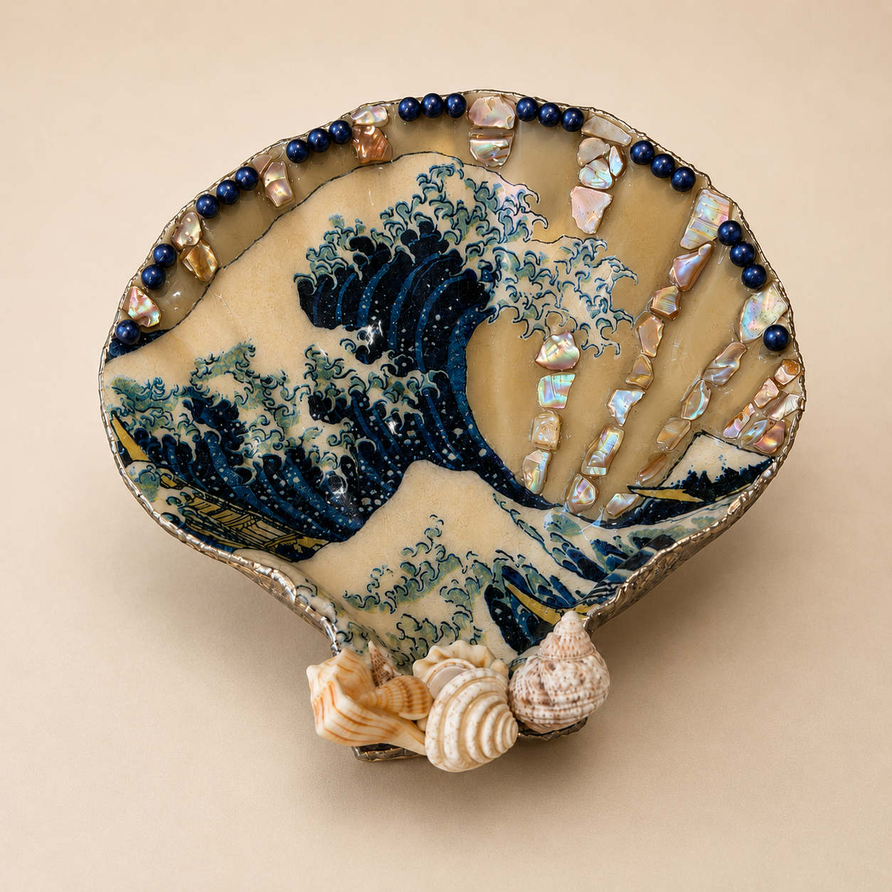 Sapphire Tide Keepsake Dish
